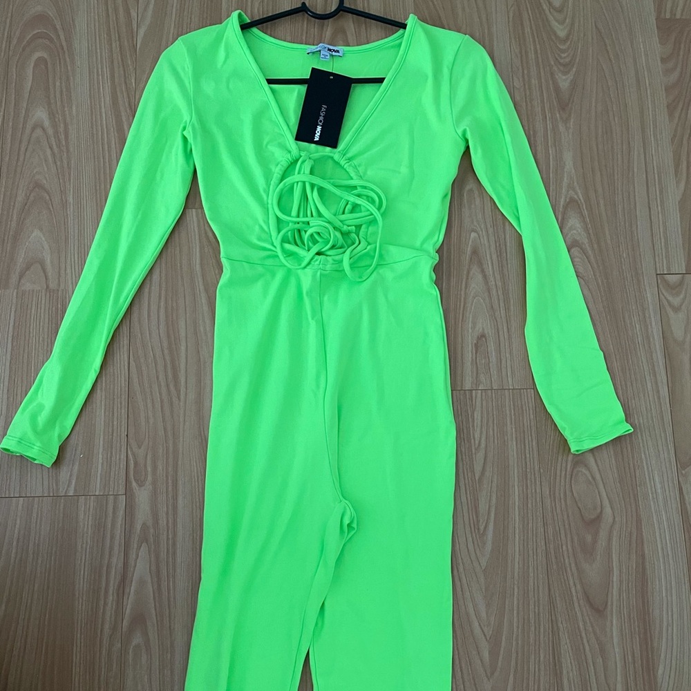Lime green jumpsuit